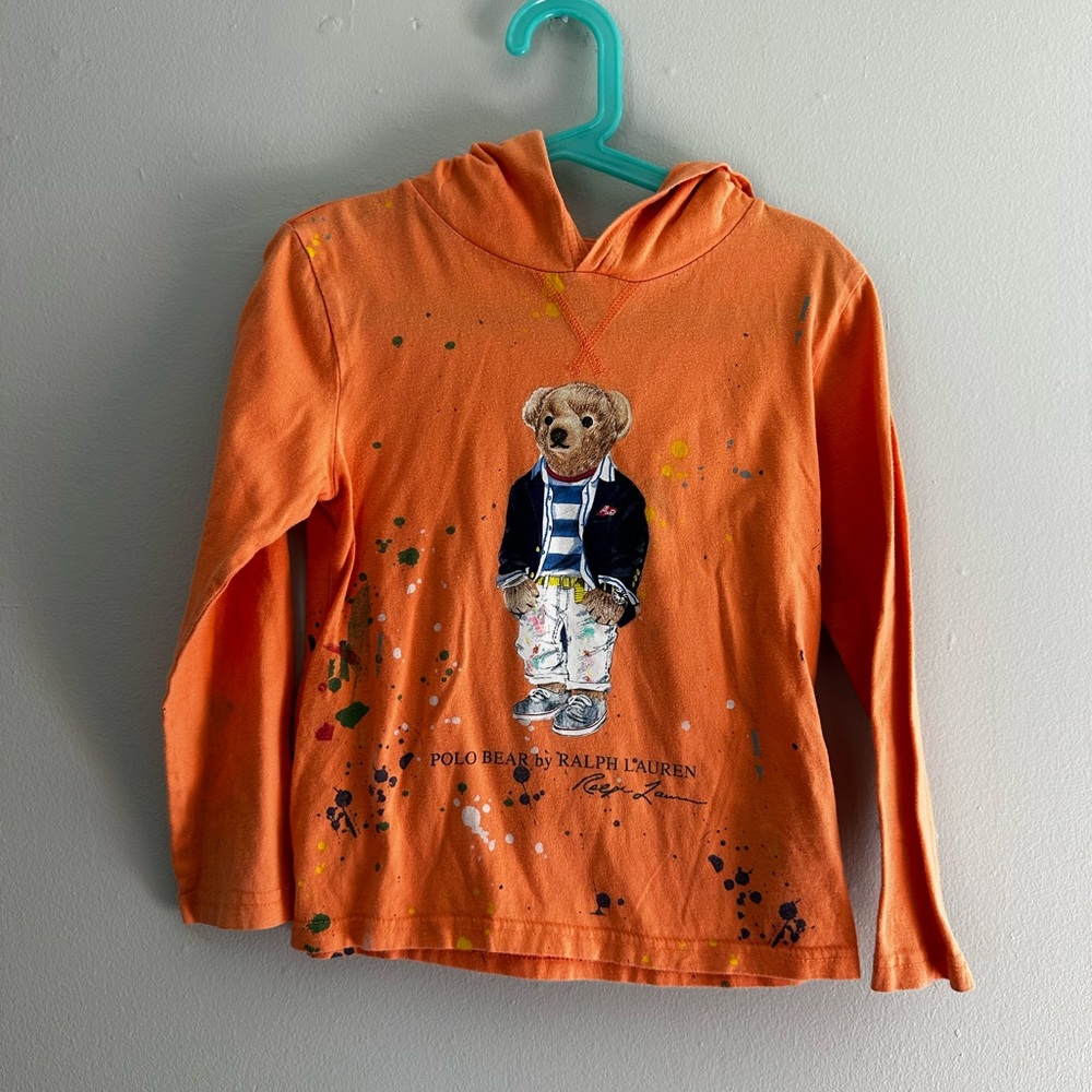 Ralph Lauren Polo Bear paint splatter